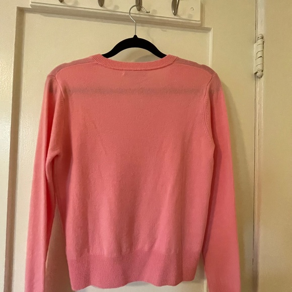 26 80 Pam Beach Cashmere Light Pink Sweater - Picture 7 of 9